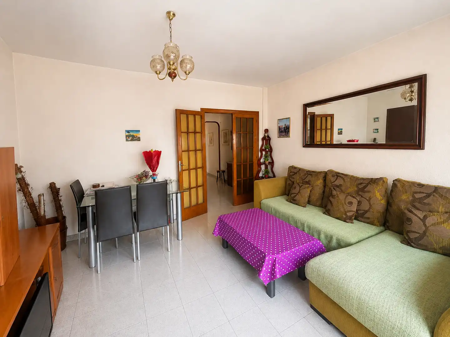 Sala d'estar de Apartament de lloguer en Alicante / Alacant