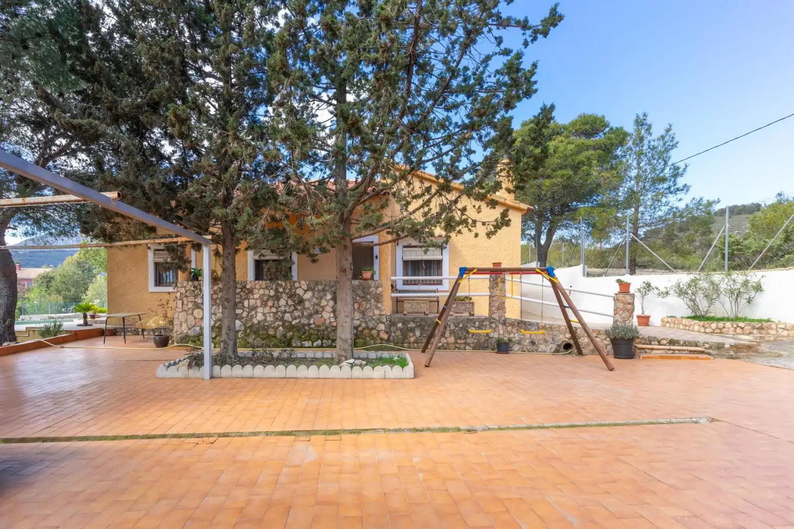 Jardí de Casa o xalet en venda en Mula amb Parquet, Terrassa i Moblat