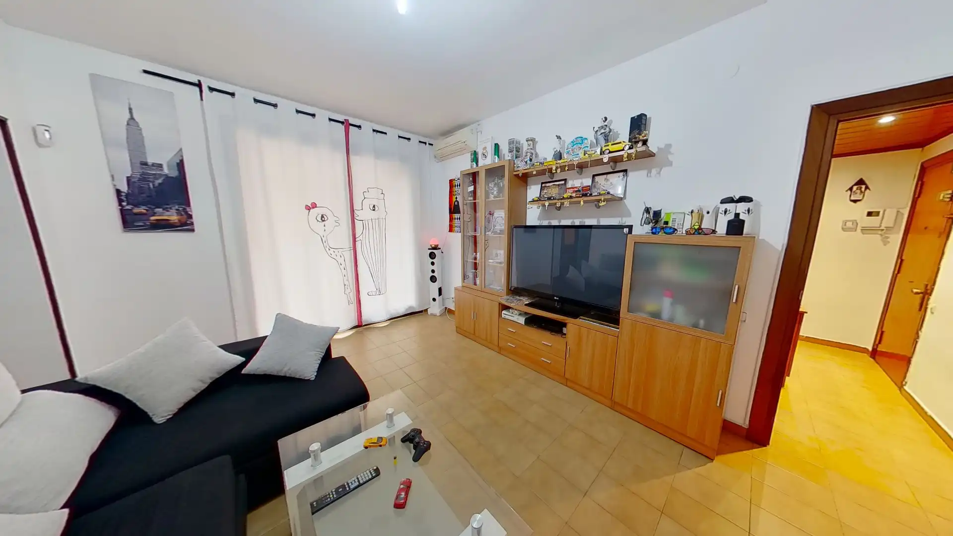 Sala de estar de Piso en venta en Barcelona con Balcón