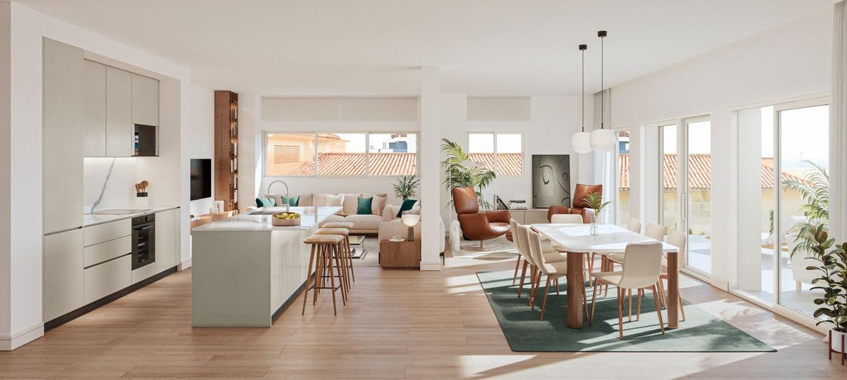 Sala d'estar de Casa adosada en venda en Málaga Capital amb Aire condicionat, Terrassa i Traster
