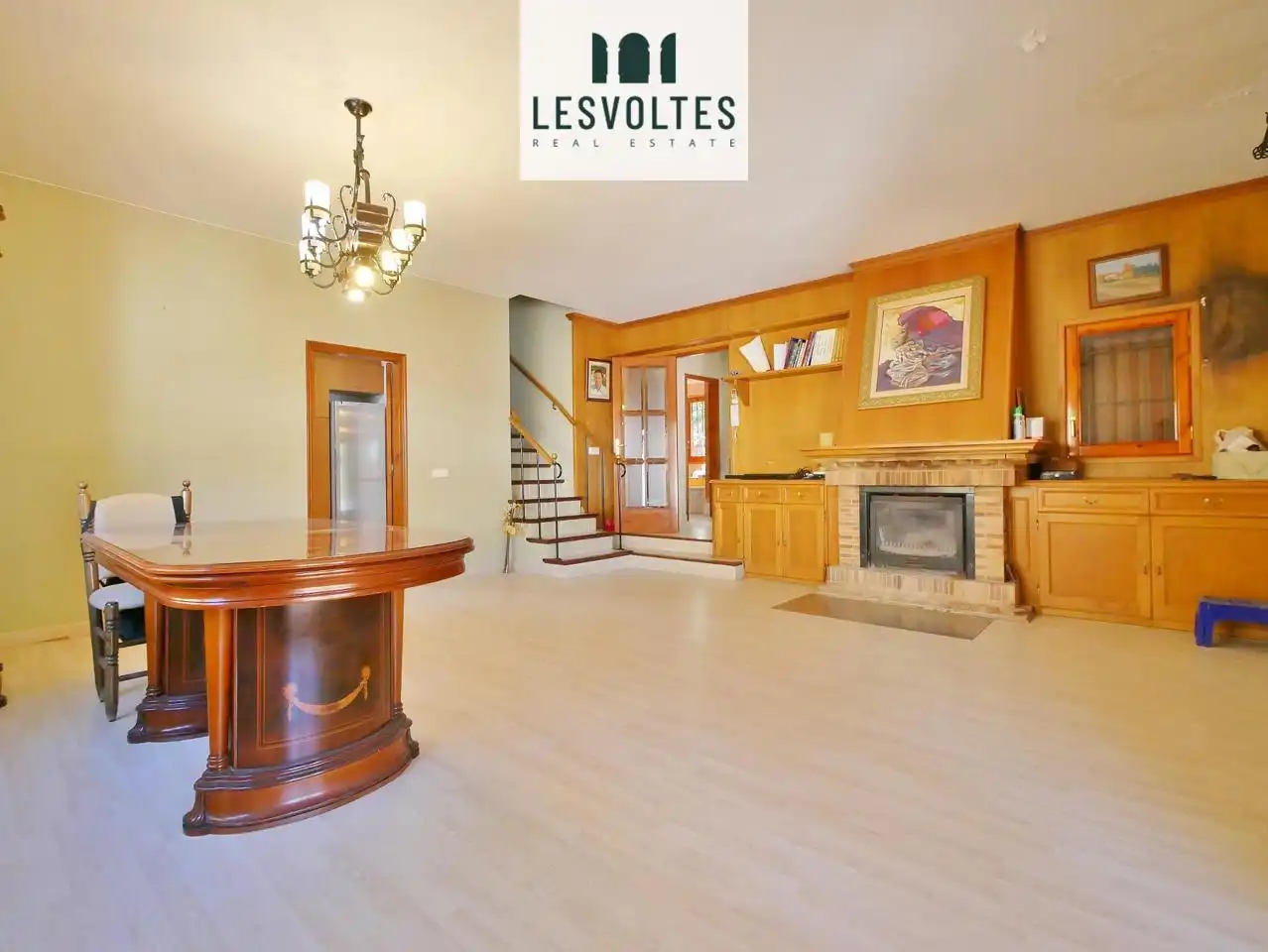 Living room of Detached homes for sale in Palafrugell  with Private garden, Parquet flooring and Terrace