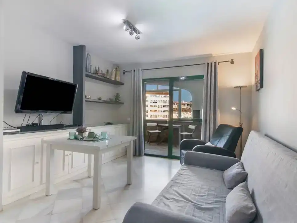 Living room of Flat for sale in El Portil  with Air Conditioner and Swimming Pool