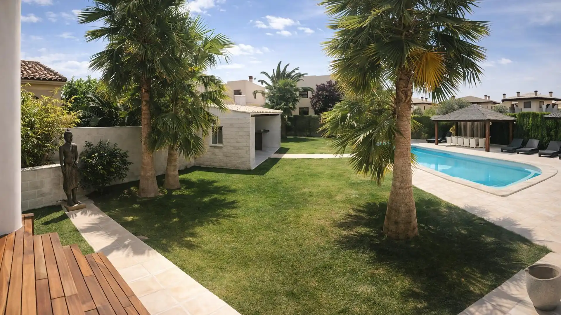 Jardí de Casa o xalet en venda en Mutxamel amb Aire condicionat, Calefacció i Jardí privat