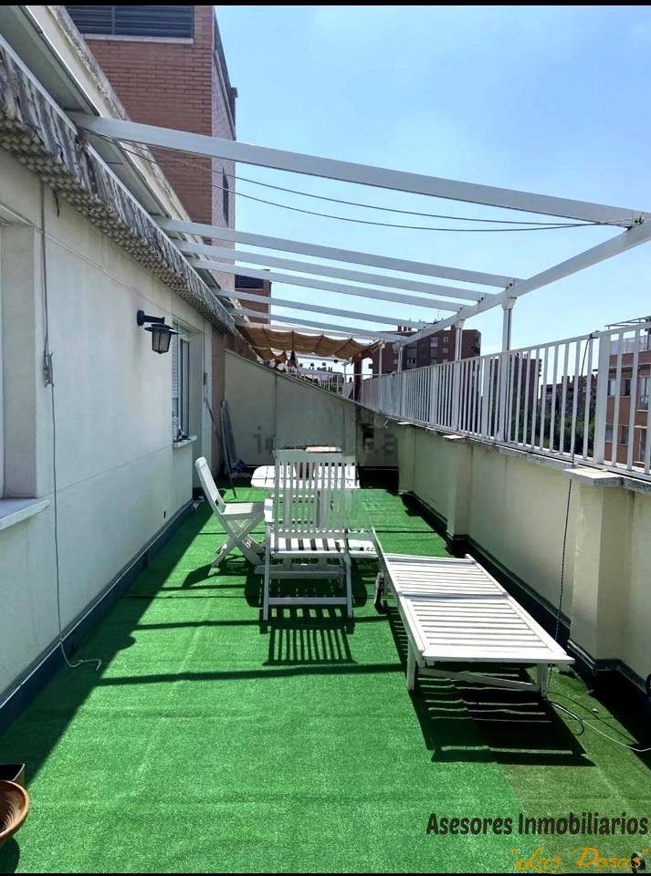 Terrace of Flat for sale in  Madrid Capital  with Air Conditioner, Heating and Parquet flooring