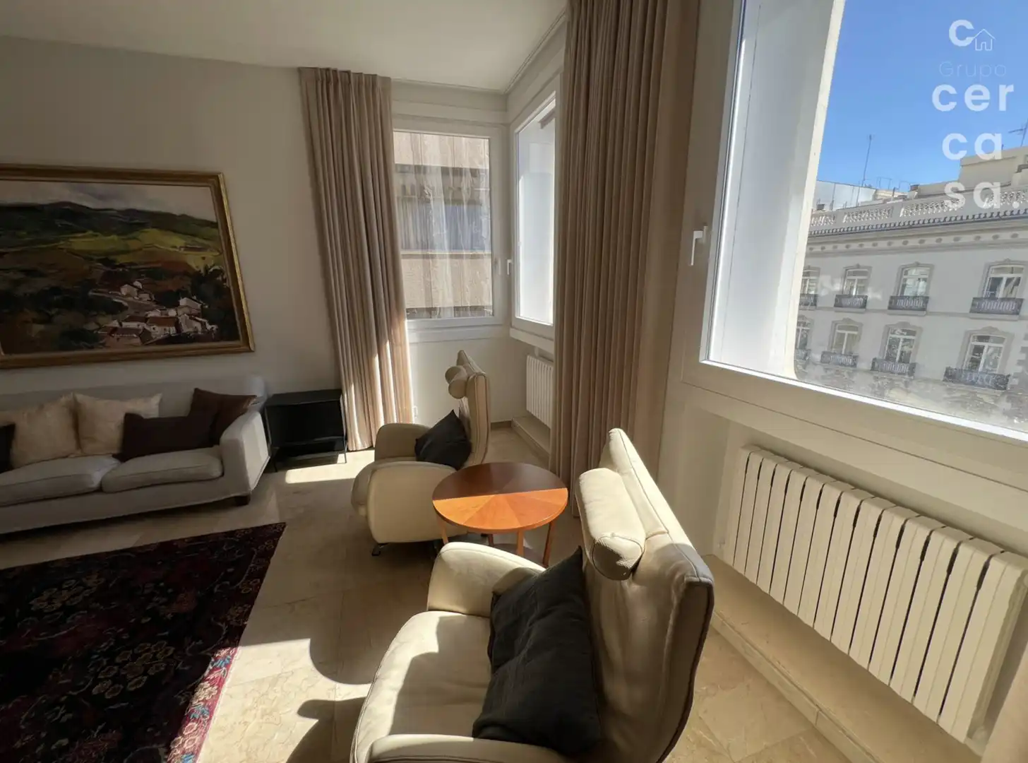 Sala de estar de Piso de alquiler en Valencia con Aire acondicionado y Amueblado