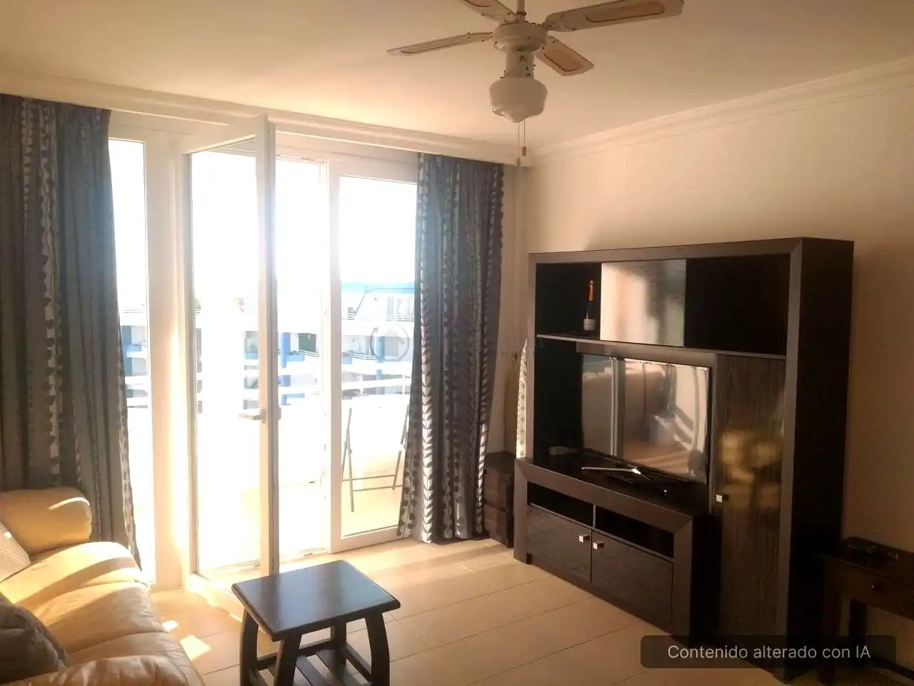 Sala de estar de Estudio de alquiler en San Miguel de Abona con Terraza, Amueblado y Balcón