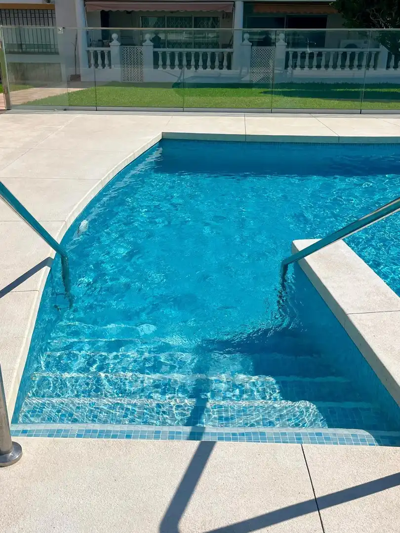 Swimming pool of Ground floor for sale in Torremolinos  with Air Conditioner, Private garden and Terrace