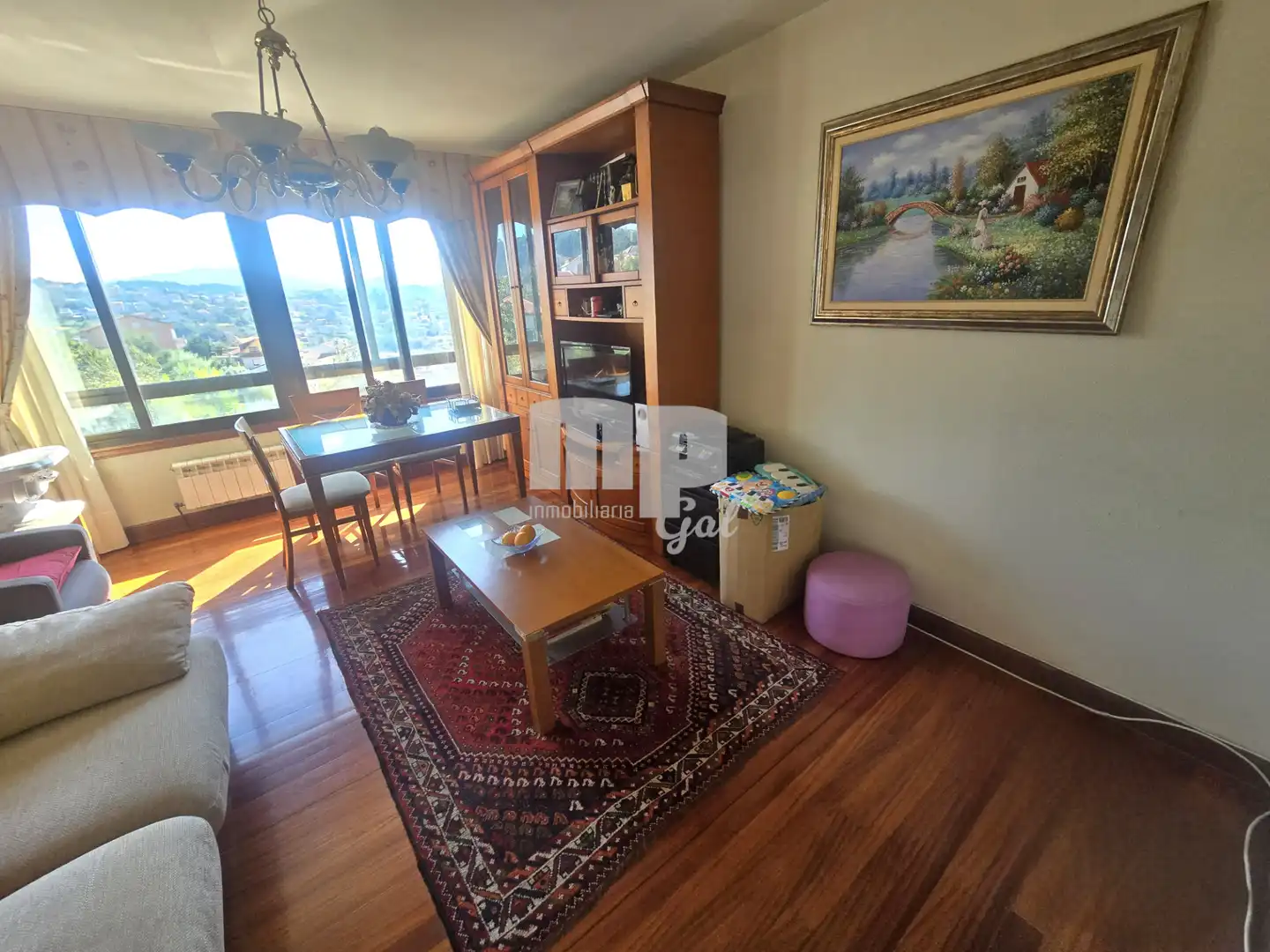 Sala de estar de Casa o chalet en venta en Vigo  con Calefacción, Jardín privado y Terraza