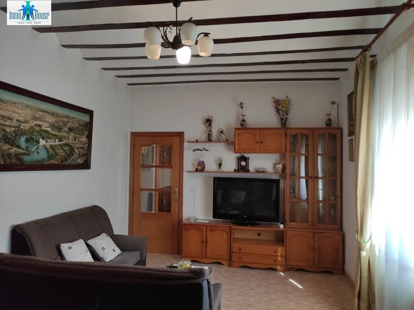 Sala de estar de Casa o chalet en venta en Valdeganga con Calefacción, Terraza y Trastero