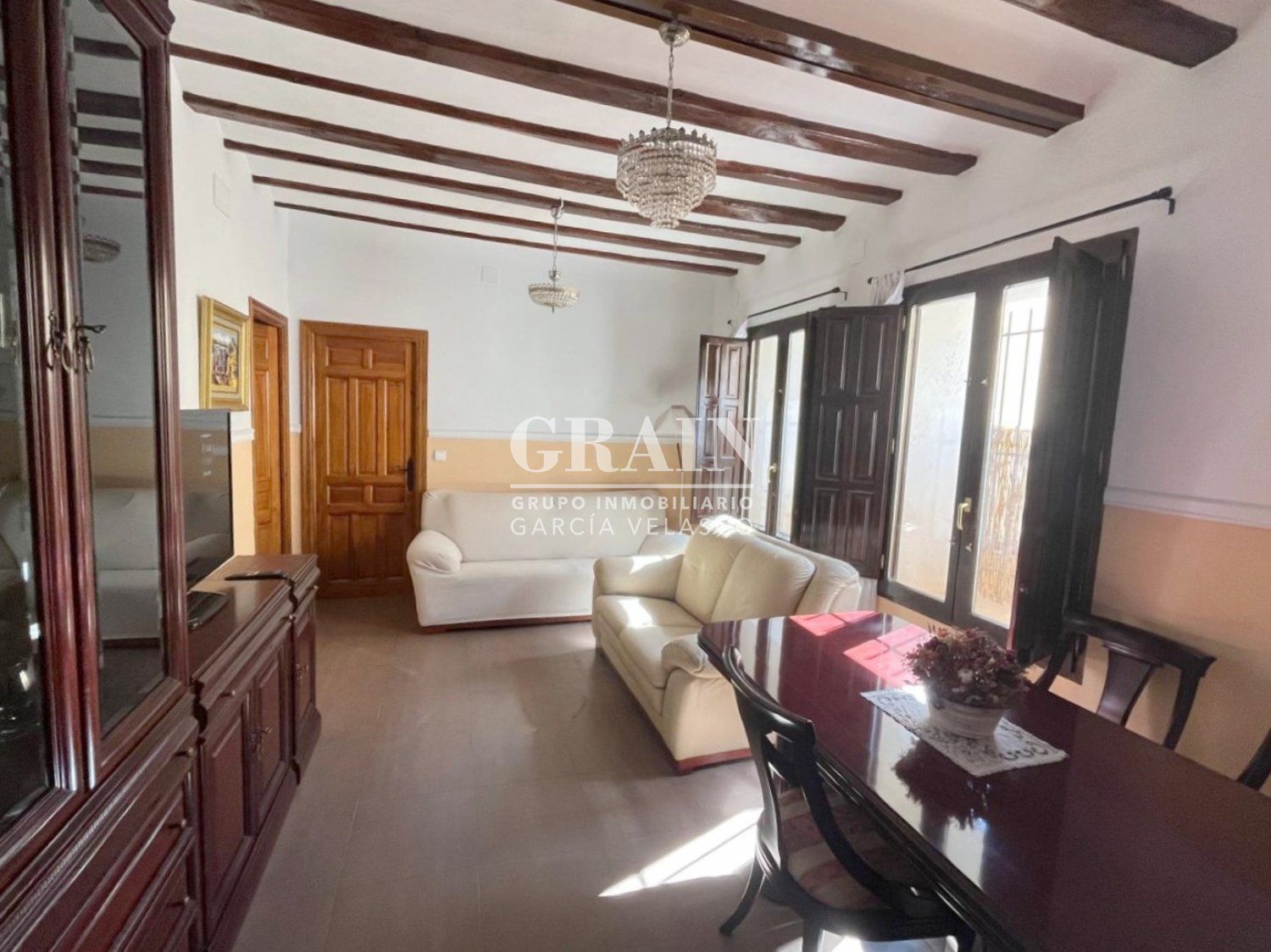 Sala de estar de Casa o chalet en venta en Chinchilla de Monte-Aragón con Calefacción y Trastero