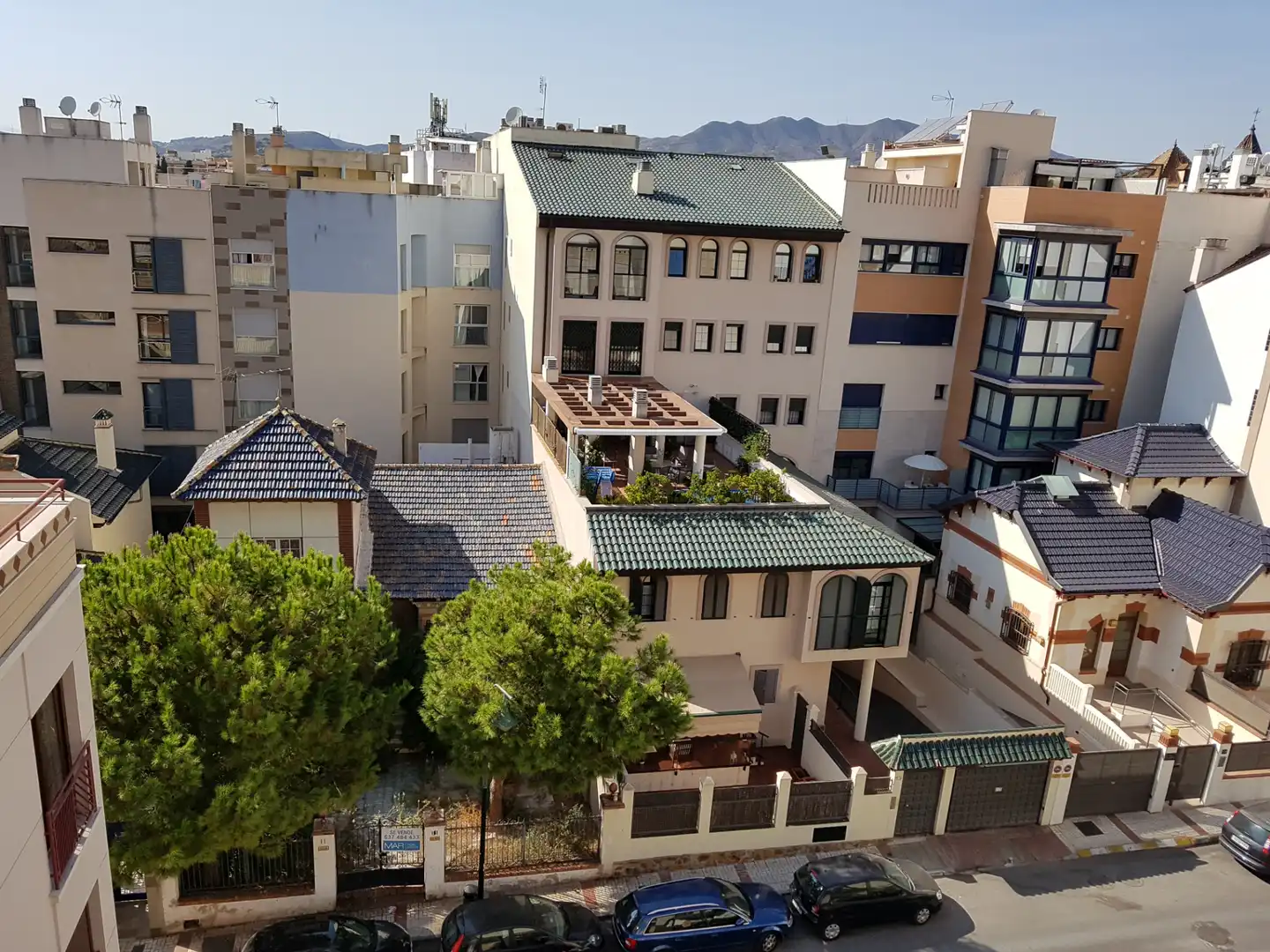 Außenansicht von Wohnung zur Miete in Málaga mit Klimaanlage, Heizung und Parkett