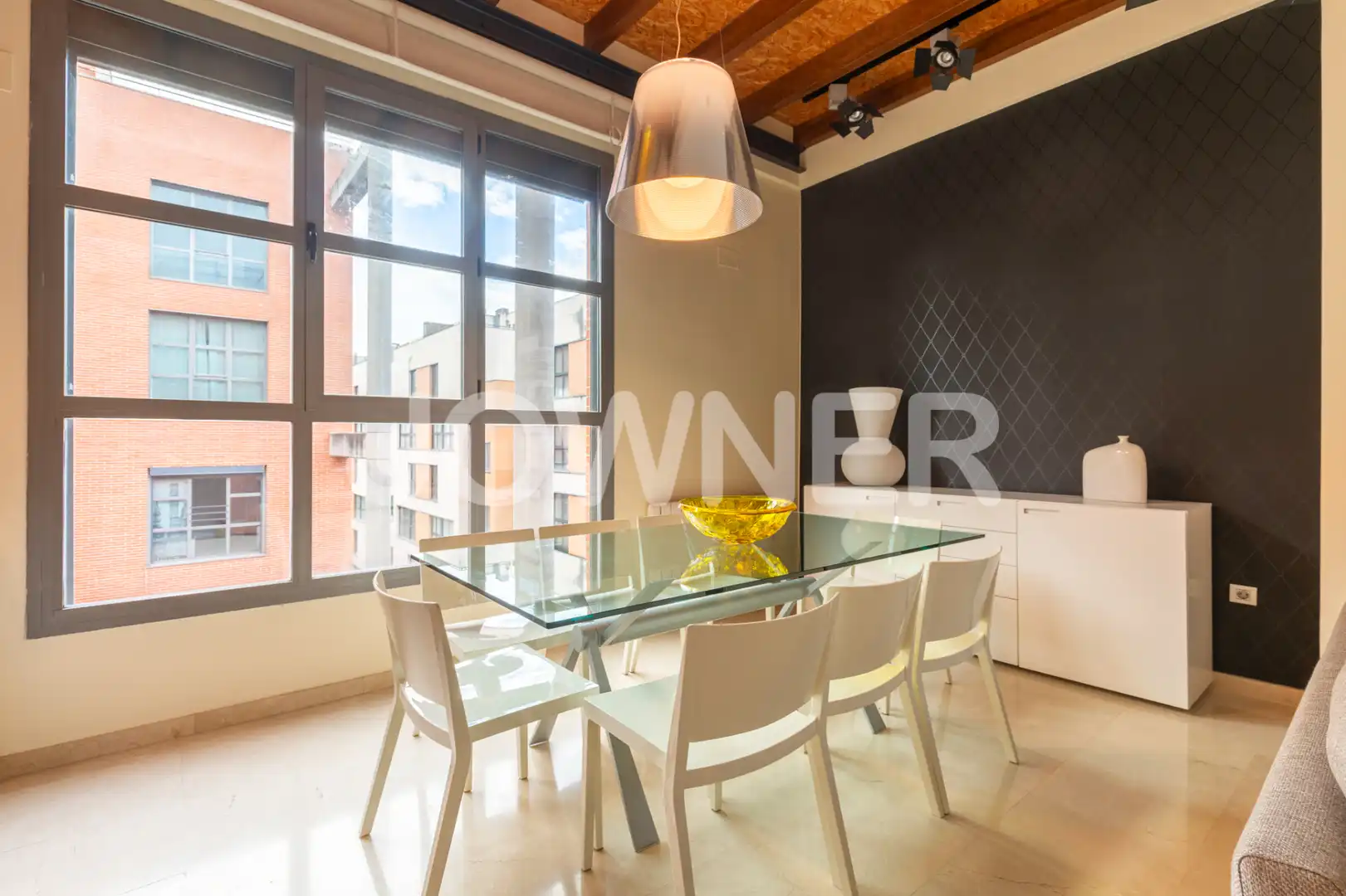 Menjador de Àtic en venda en Madrid amb Aire condicionat, Parquet i Terrassa
