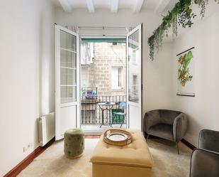 Balcony of Flat to rent in  Barcelona Capital  with Air Conditioner, Heating and Parquet flooring