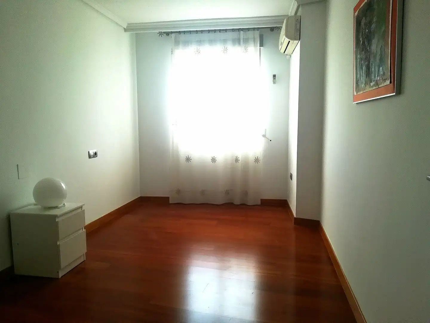 Schlafzimmer von Wohnung zur Miete in Murcia mit Klimaanlage, Parkett und Möbliert
