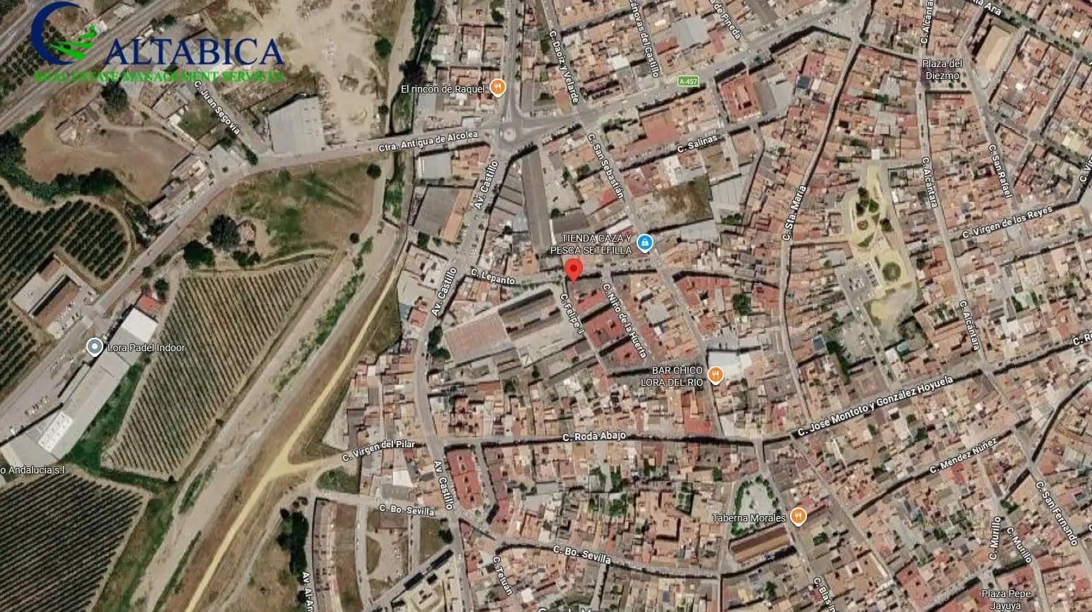 Vista exterior de Piso en venta en Lora del Río