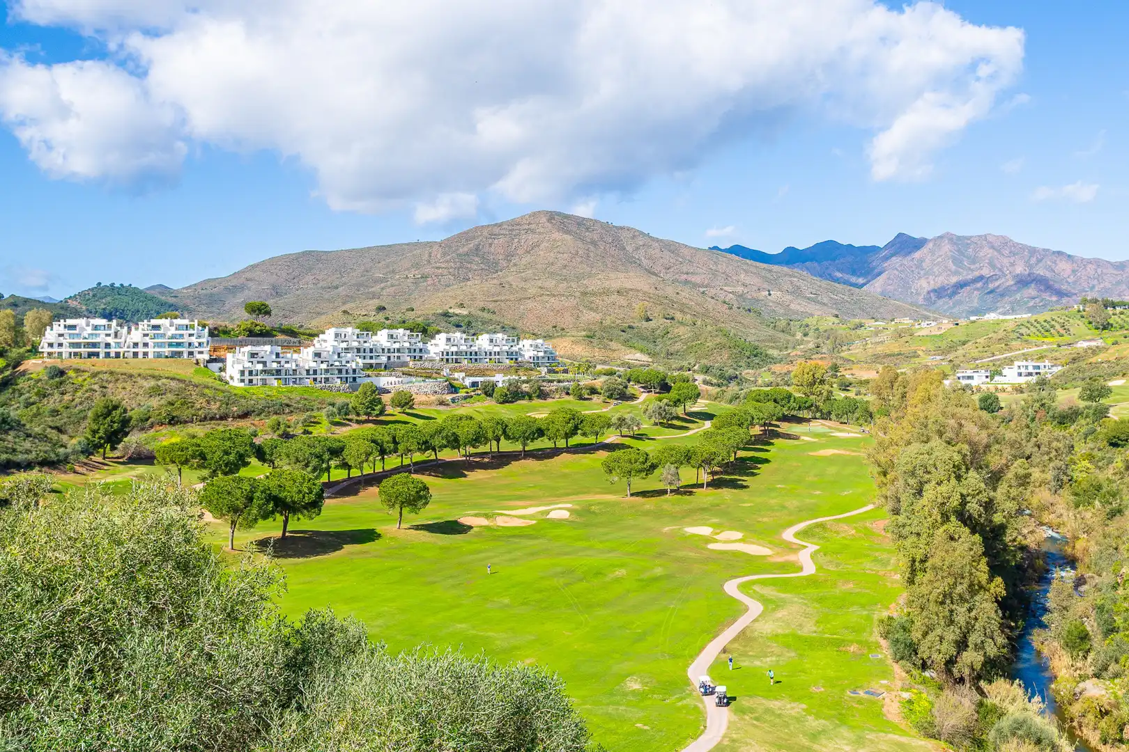 Außenansicht von Dachboden zum Verkauf in Mijas mit Klimaanlage, Terrasse und Schwimmbad