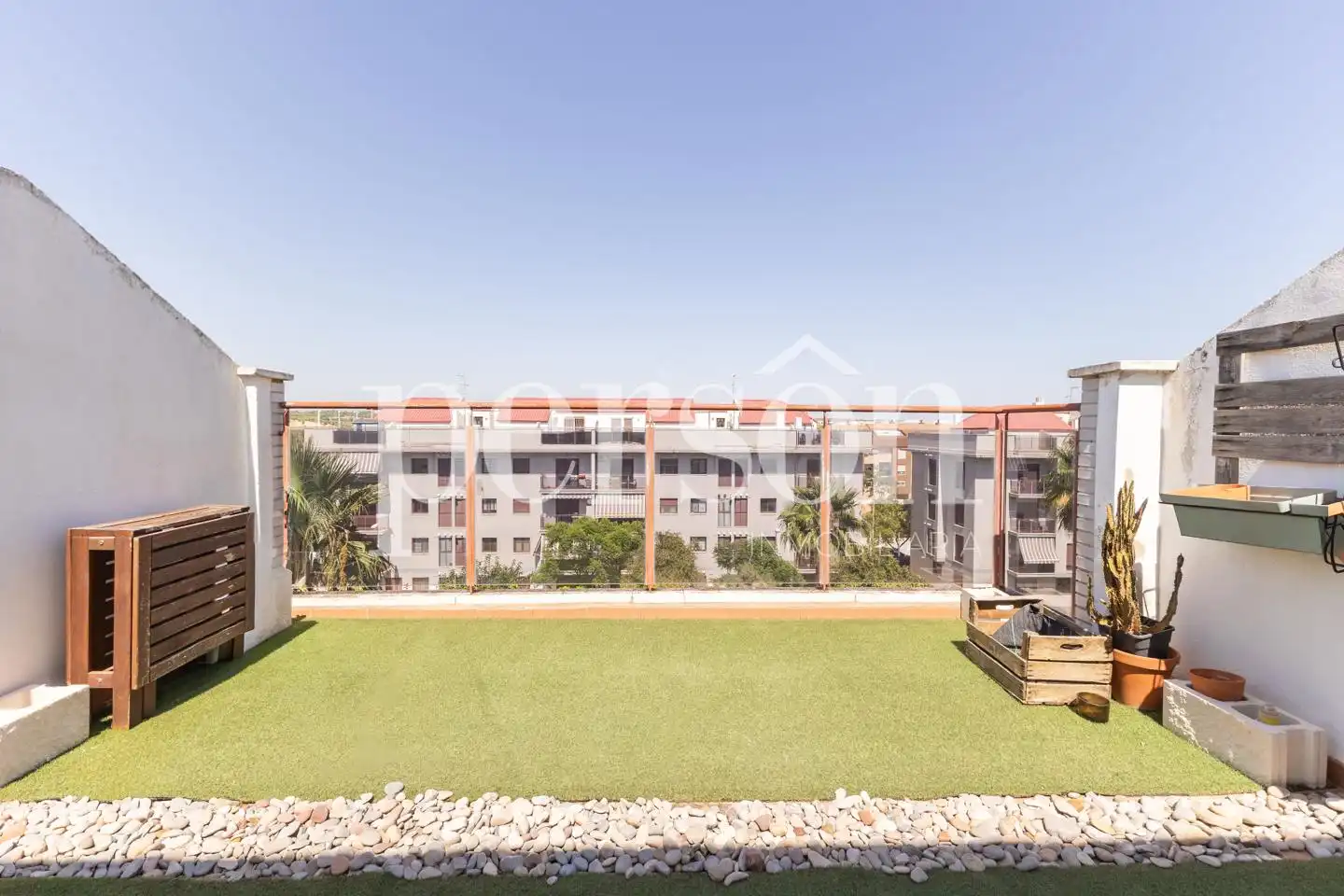 Terrasse von Maisonette zur Miete in Manises mit Klimaanlage, Terrasse und Möbliert