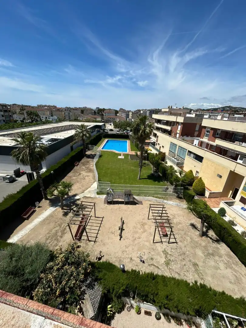 Swimming pool of Flat for rent in Cunit  with Air Conditioner, Terrace and Furnished