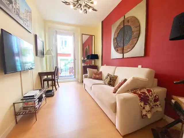 Wohnzimmer von Wohnung zum Verkauf in Madrid mit Klimaanlage, Heizung und Möbliert