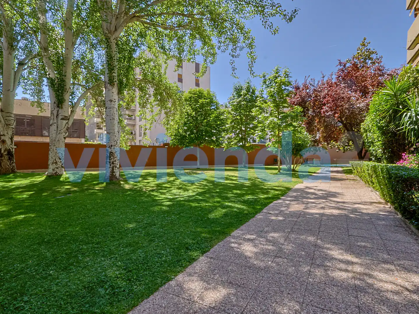 Garden of Flat for sale in Madrid  with Air Conditioner, Heating and Terrace