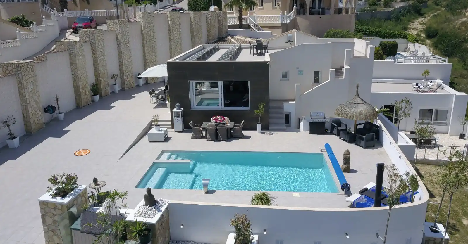Terrassa de Casa o xalet en venda en Rojales amb Aire condicionat, Jardí privat i Terrassa
