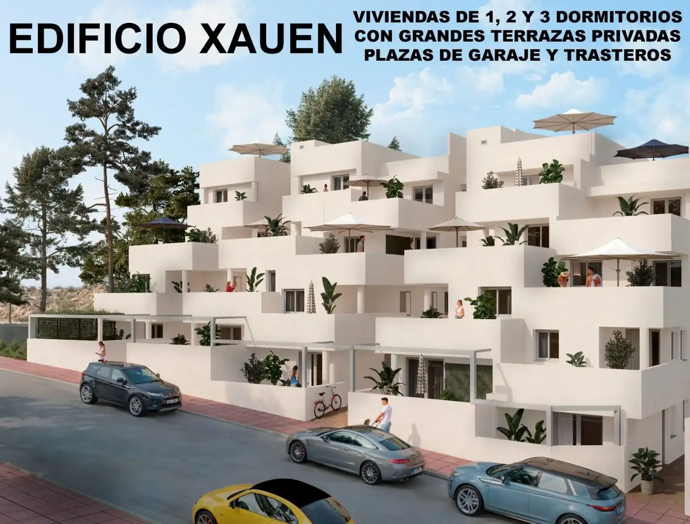 Garten von Wohnung zum Verkauf in Carboneras mit Klimaanlage, Privatgarten und Terrasse