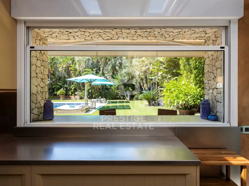 Jardín de Casa o chalet en venta en Sitges con Aire acondicionado, Jardín privado y Terraza