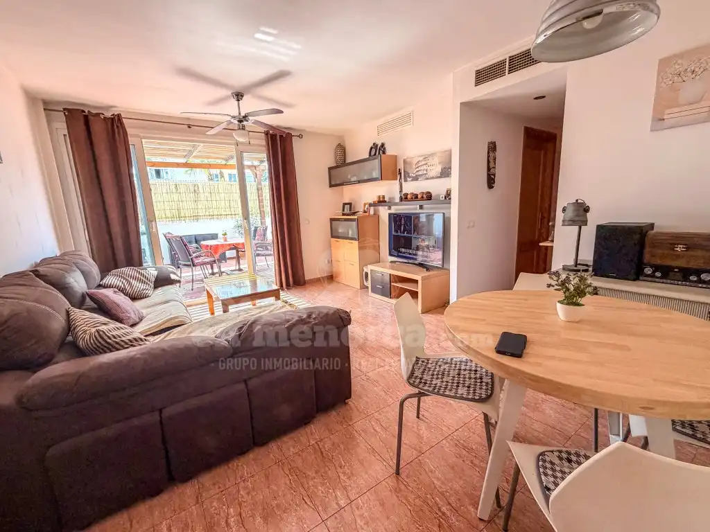 Living room of Ground floor for sale in Ciutadella de Menorca  with Air Conditioner, Terrace and Swimming Pool
