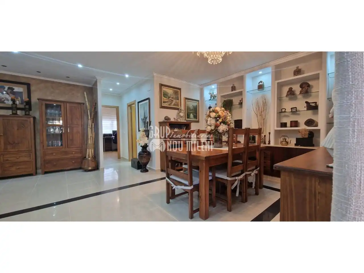 Dining room of Houses for sale in Picassent  with Air Conditioner, Private garden and Terrace