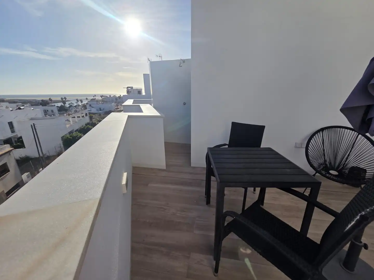 Terrace of Apartments for rent in Conil de la Frontera  with Air Conditioner, Heating and Terrace