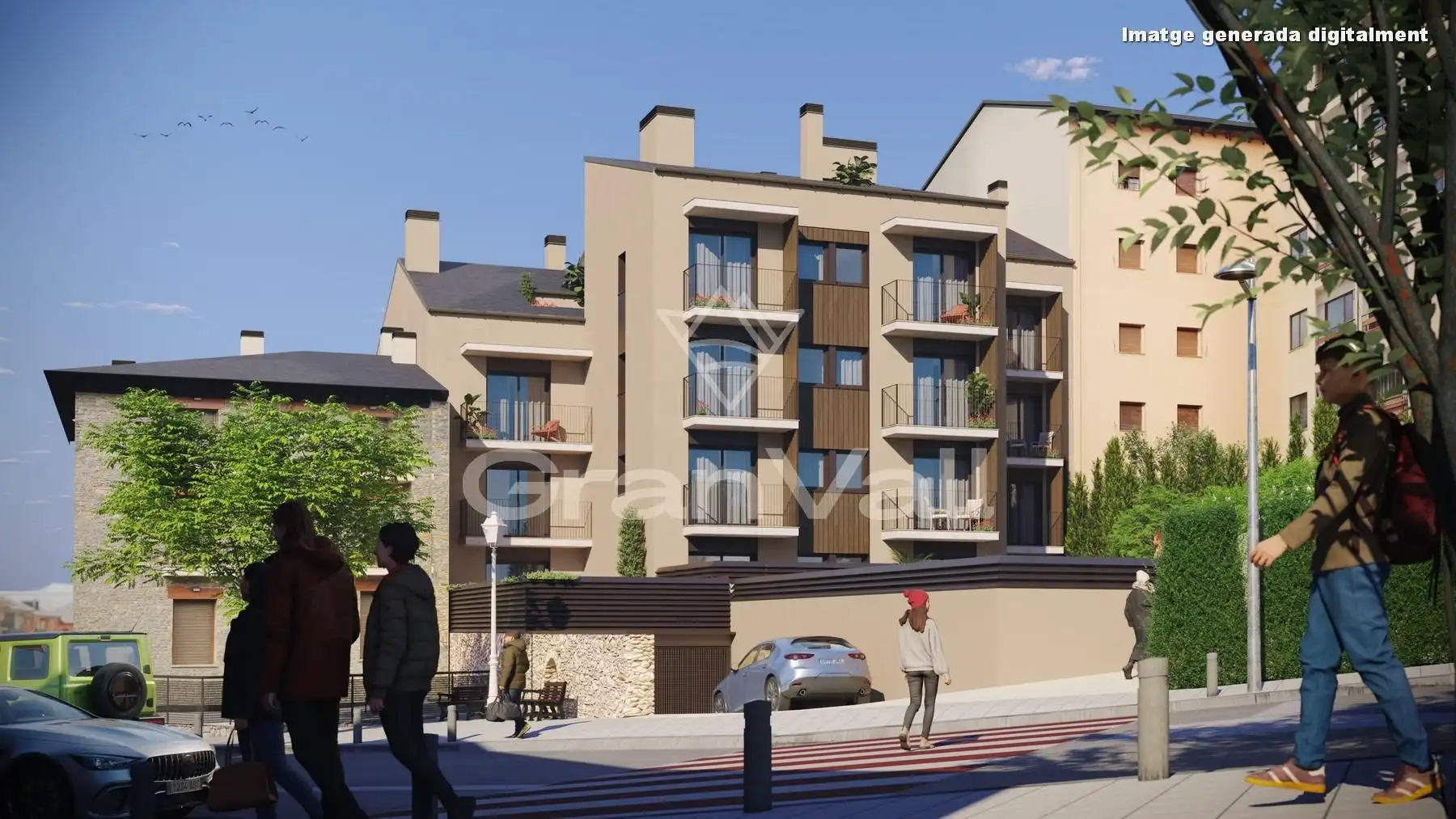 Vista exterior de Apartament en venda en Puigcerdà amb Jardí privat, Terrassa i Traster