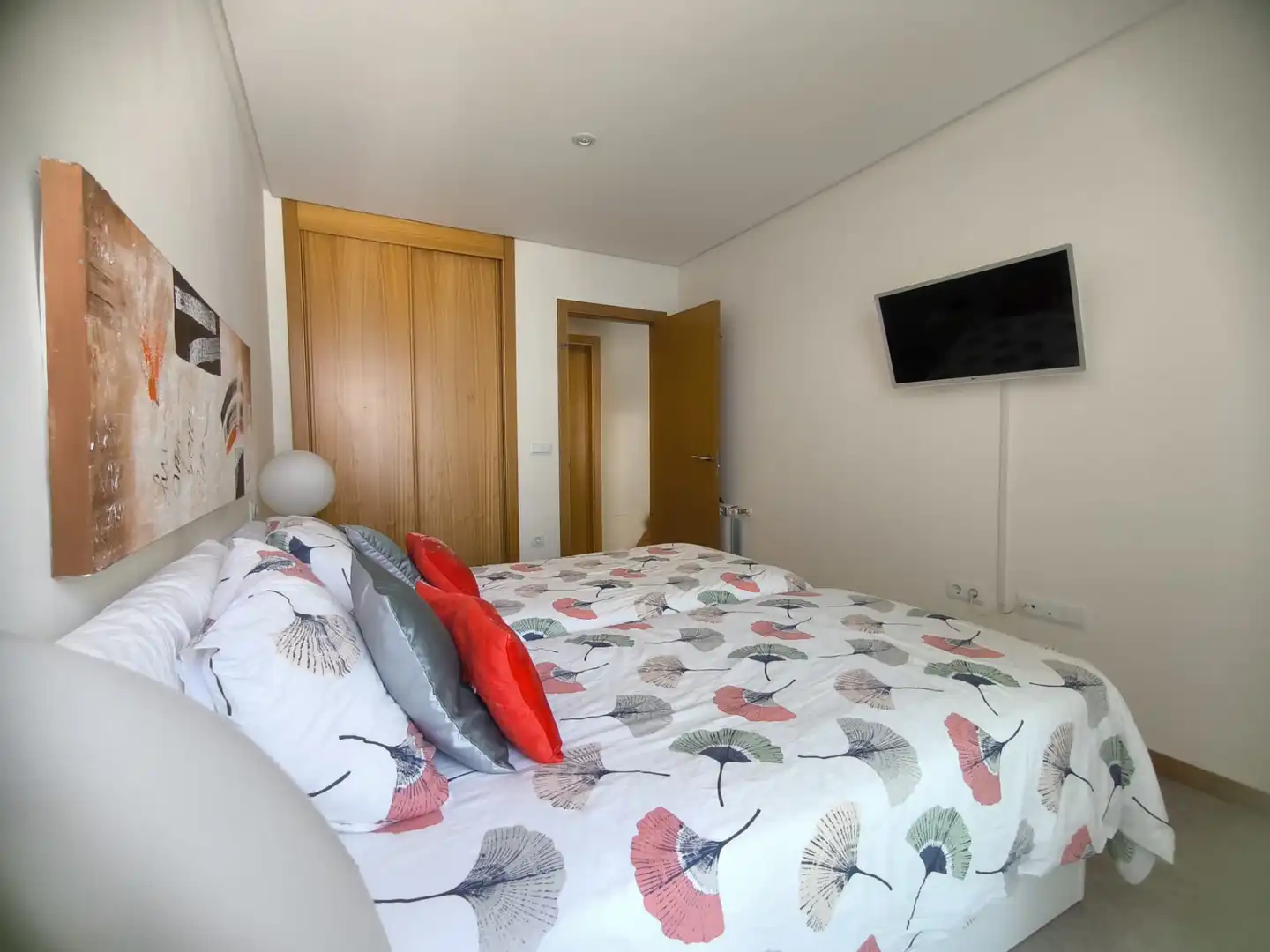 Bedroom of Flat for sale in Sanxenxo  with Heating, Parquet flooring and Terrace