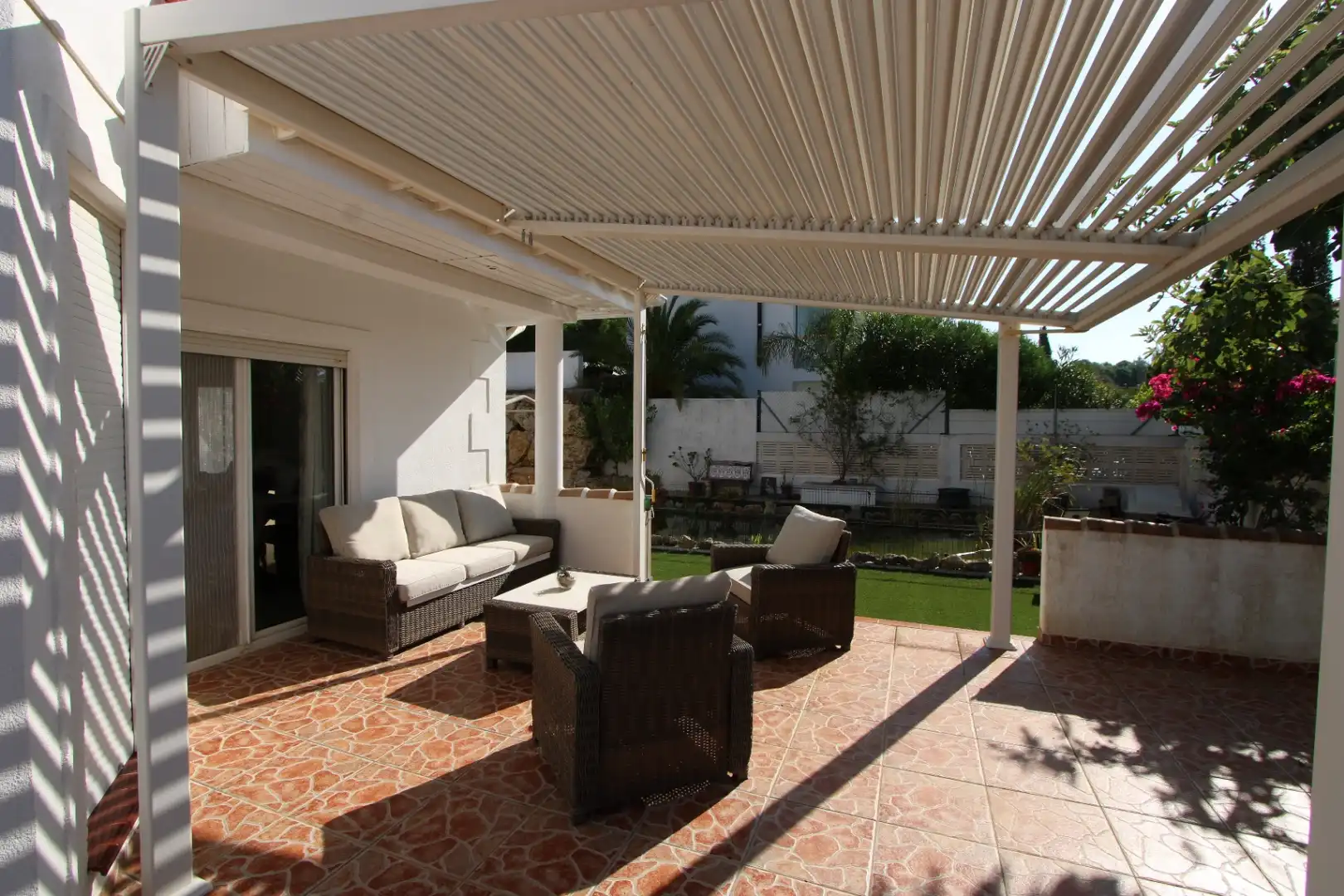 Terrassa de Casa o xalet en venda en Xaló amb Aire condicionat, Calefacció i Jardí privat