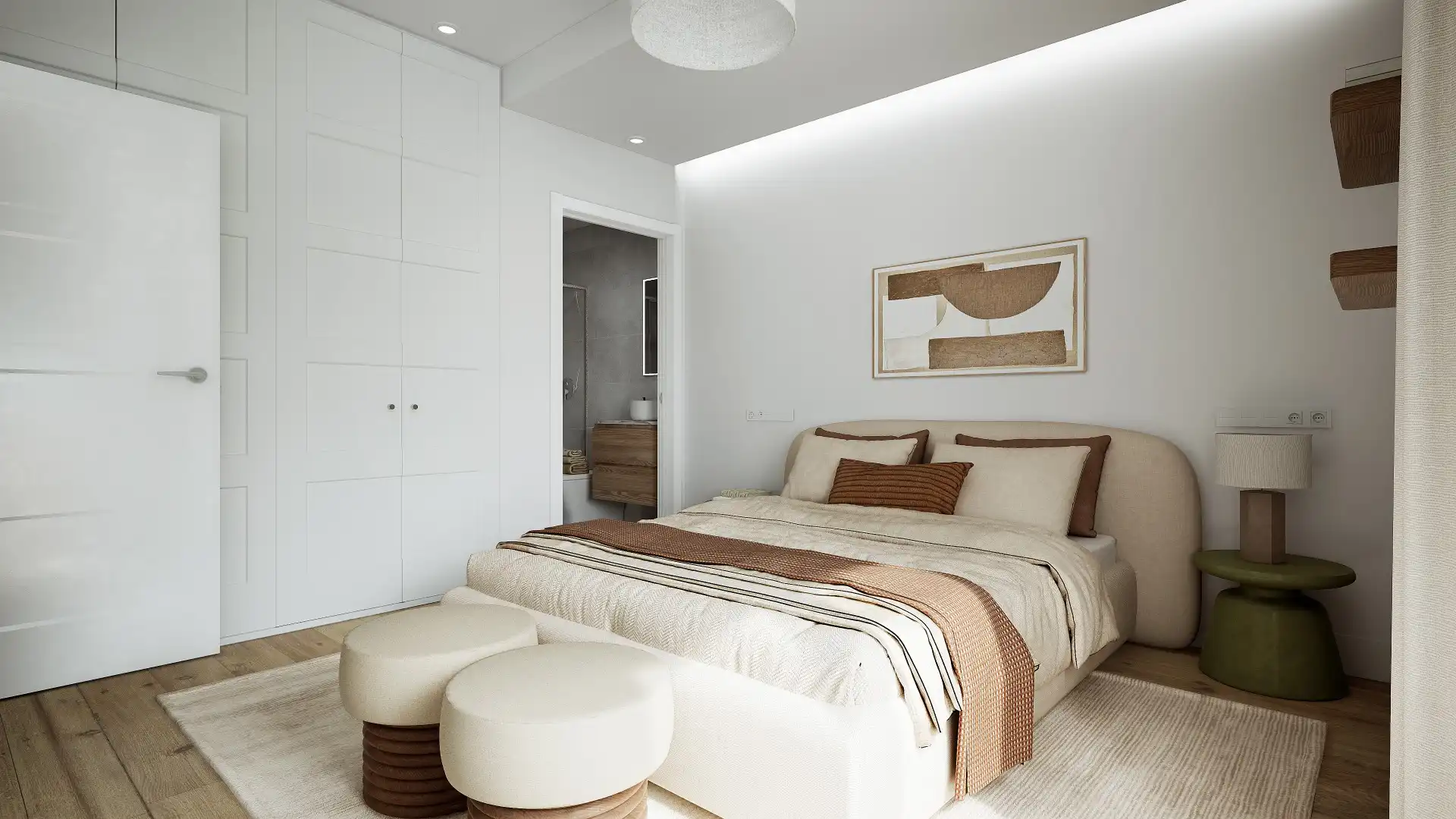 Schlafzimmer von Dachboden zum Verkauf in Bilbao  mit Terrasse
