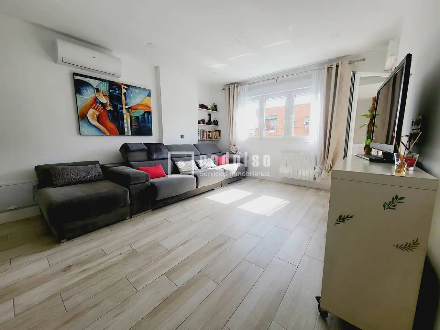 Sala de estar de Piso en venta en Alcobendas con Aire acondicionado, Calefacción y Terraza
