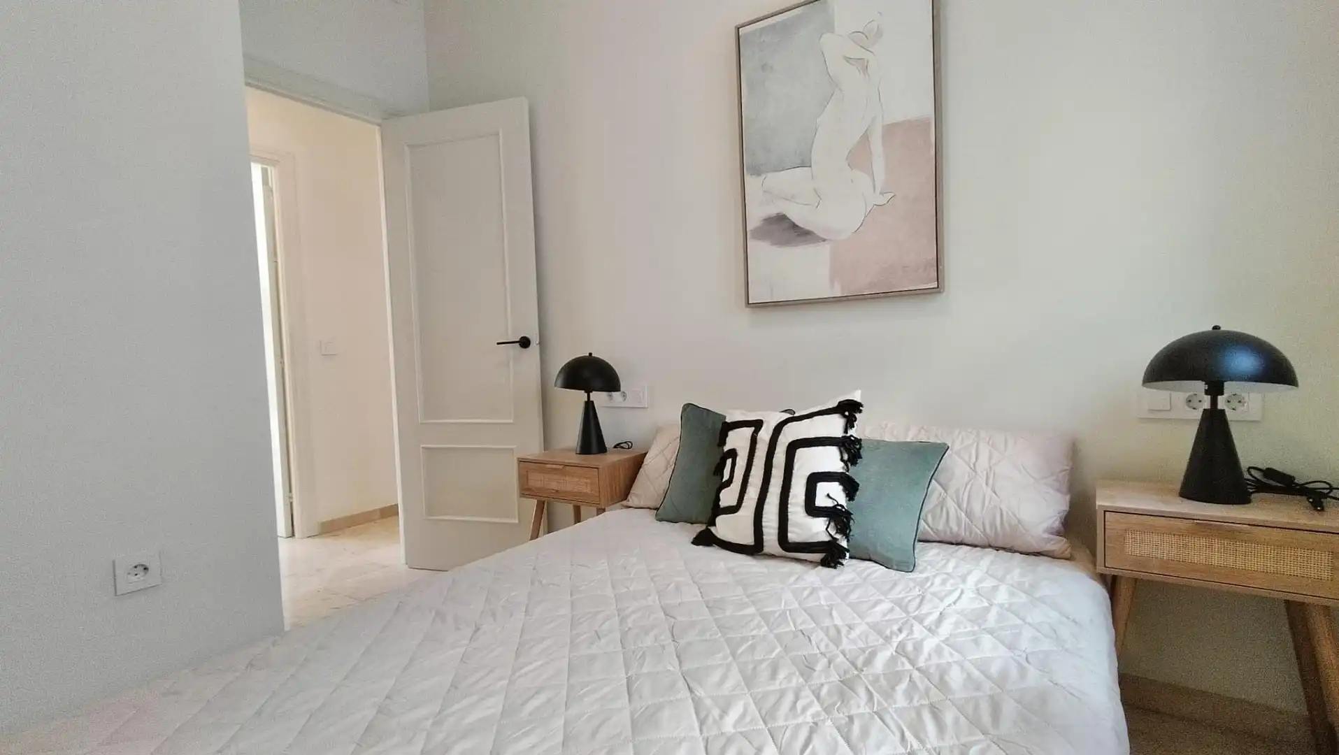 Bedroom of Flat for sale in Málaga  with Terrace and Balcony