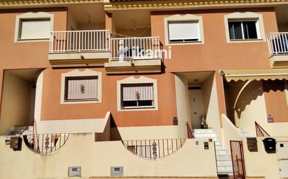 Exterior view of Single-family semi-detached for sale in Mazarrón  with Balcony