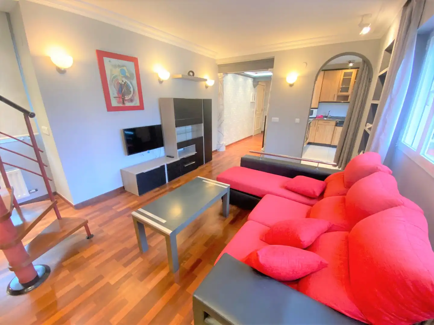 Sala de estar de Piso de alquiler en Vitoria - Gasteiz
