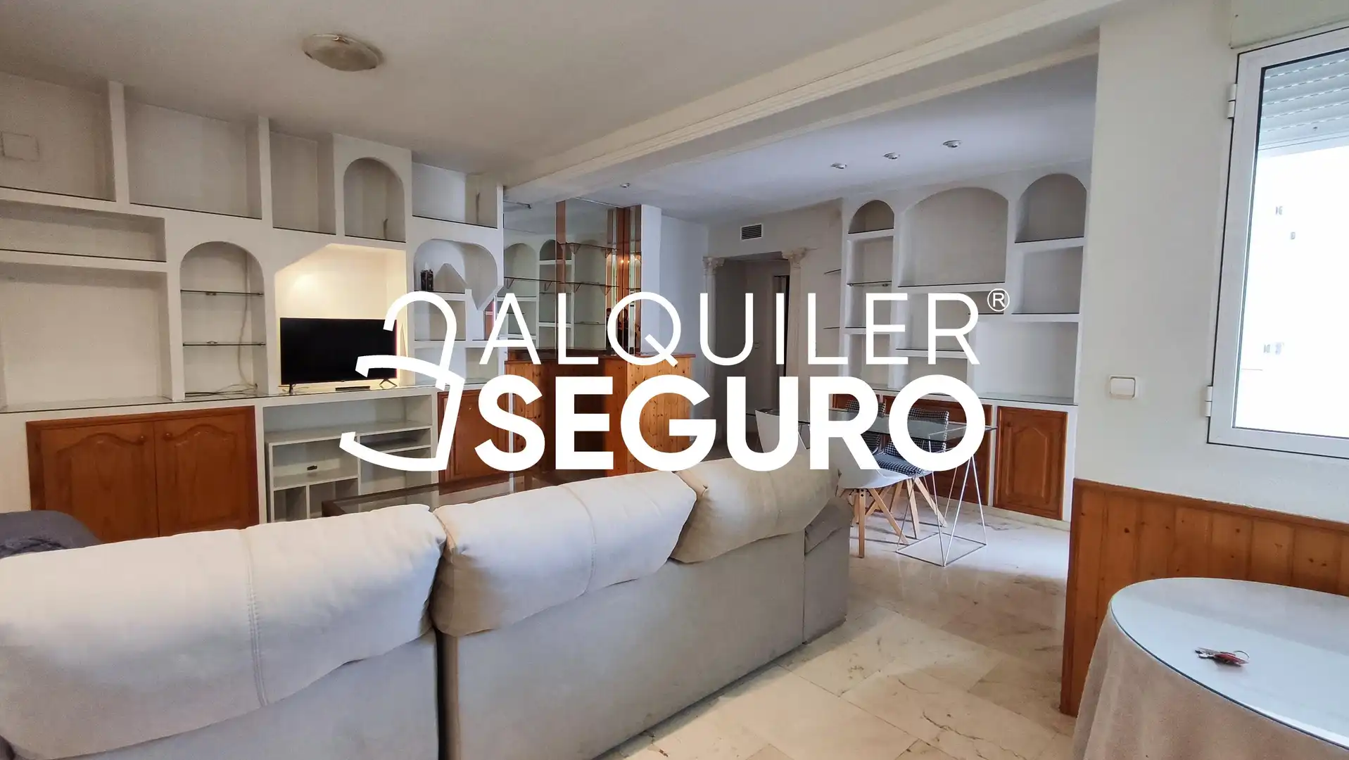 Sala de estar de Piso de alquiler en Córdoba con Aire acondicionado, Terraza y Amueblado