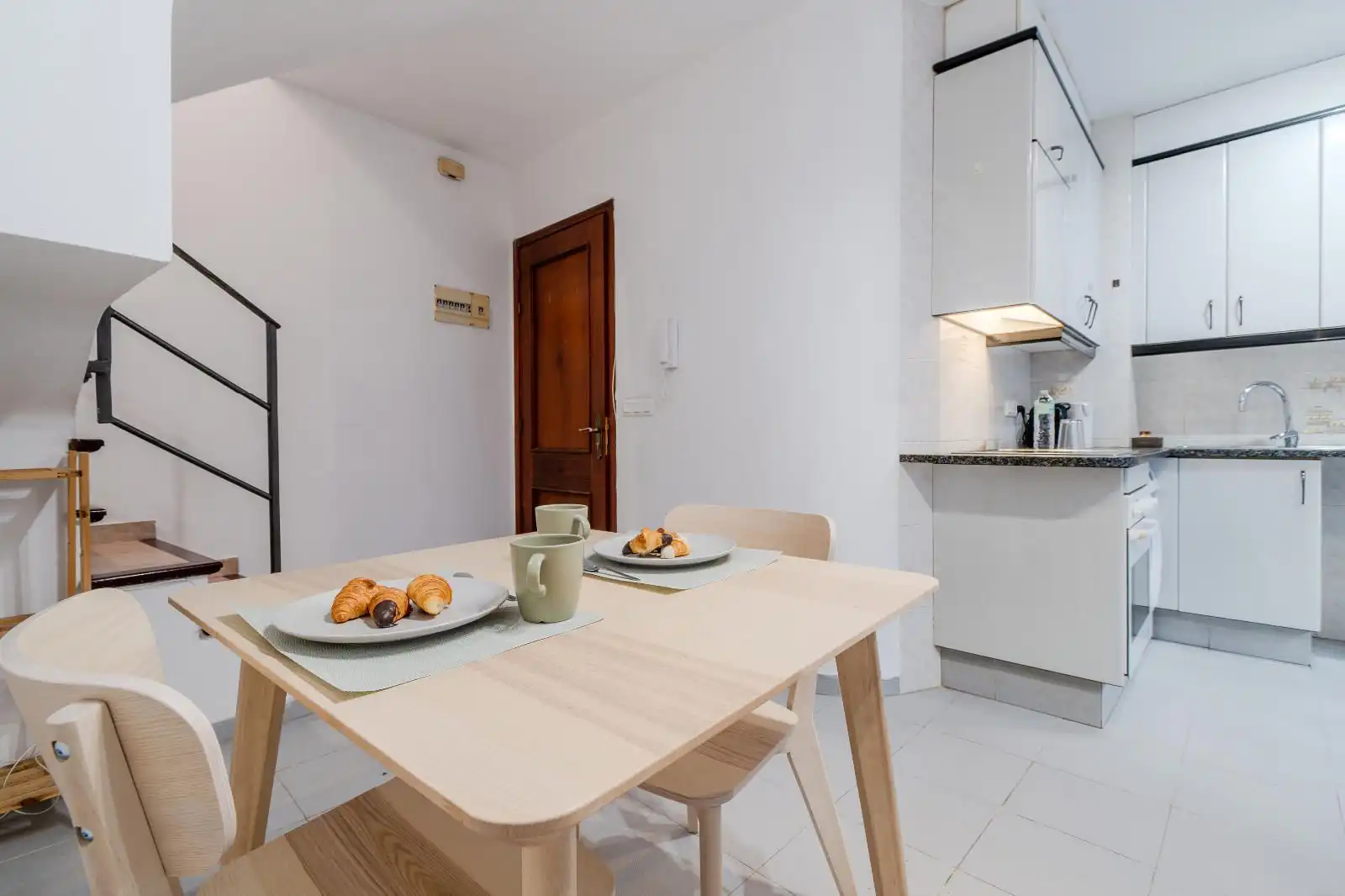 Küche von Dachboden zur Miete in Girona