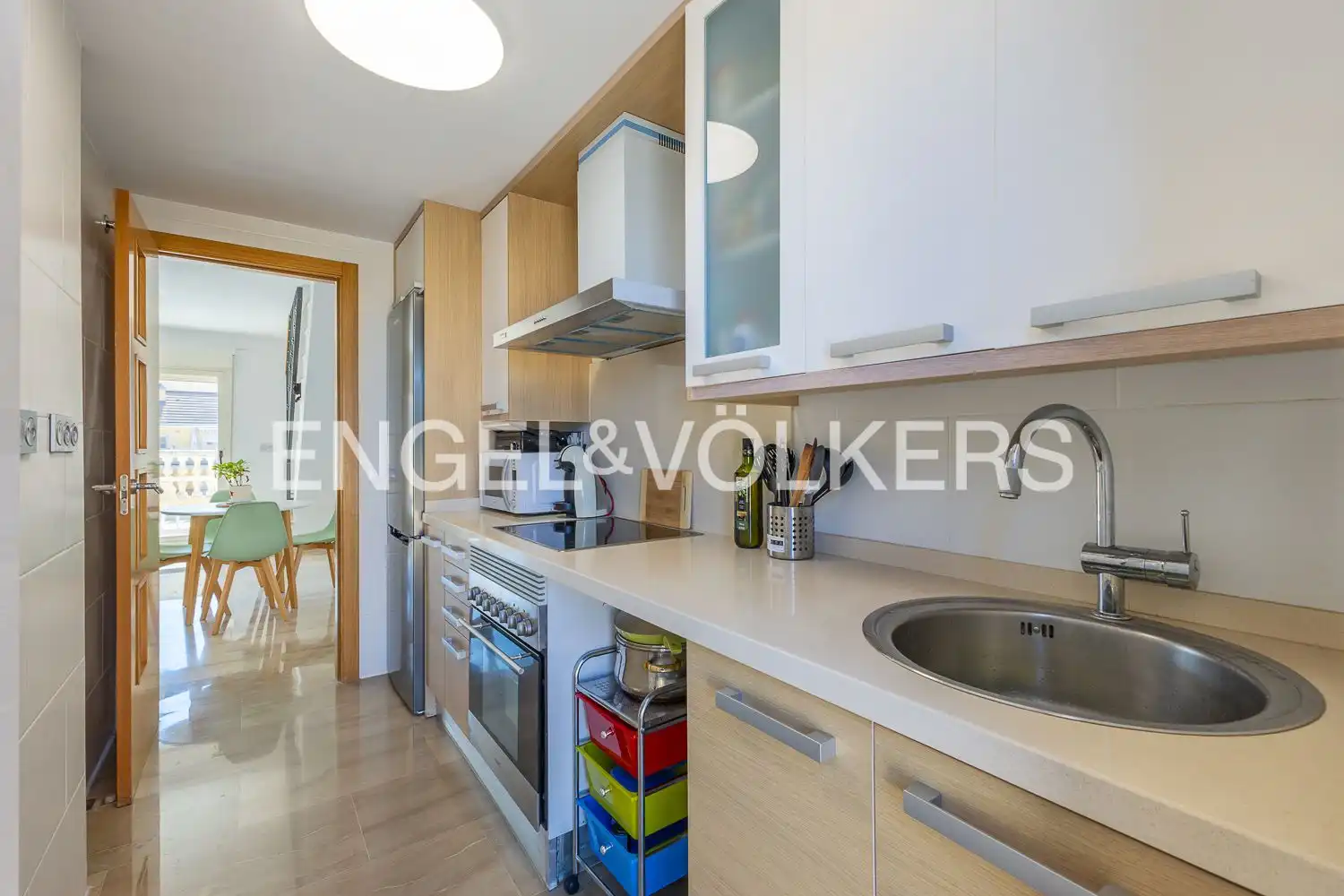 Kitchen of Duplexes for rent in Dénia  with Air Conditioner, Heating and Swimming Pool
