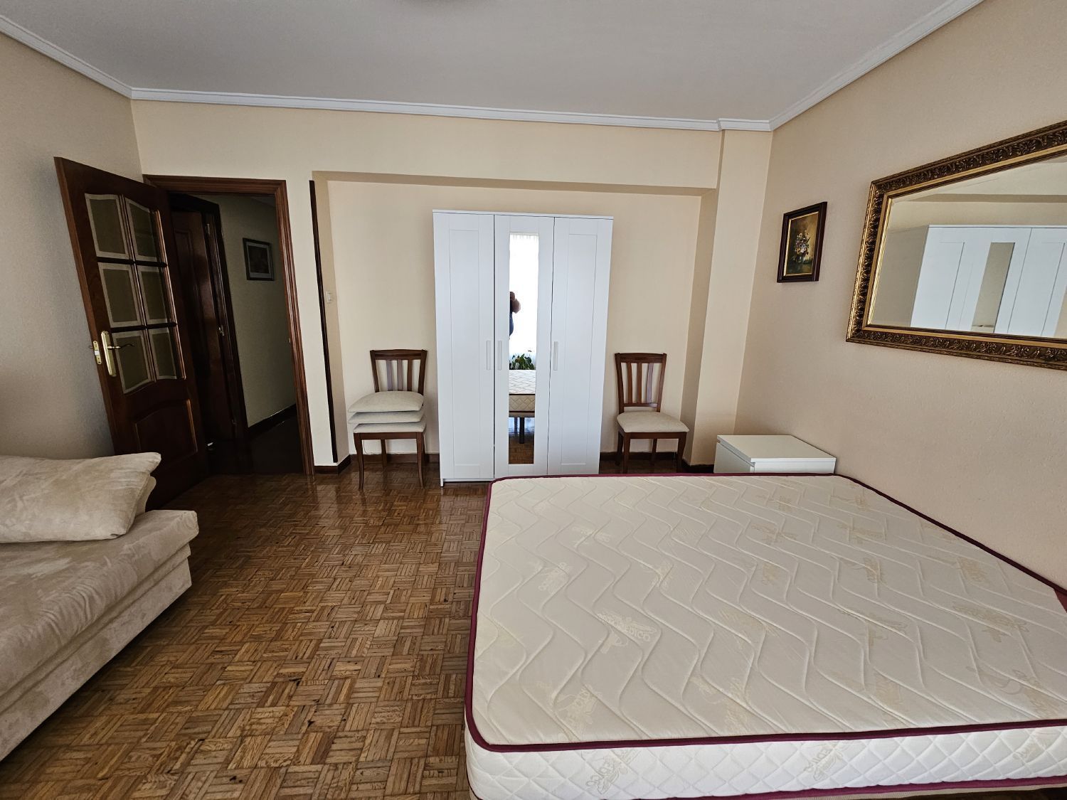 Bedroom of Flat to rent in A Coruña Capital   with Heating and Furnished