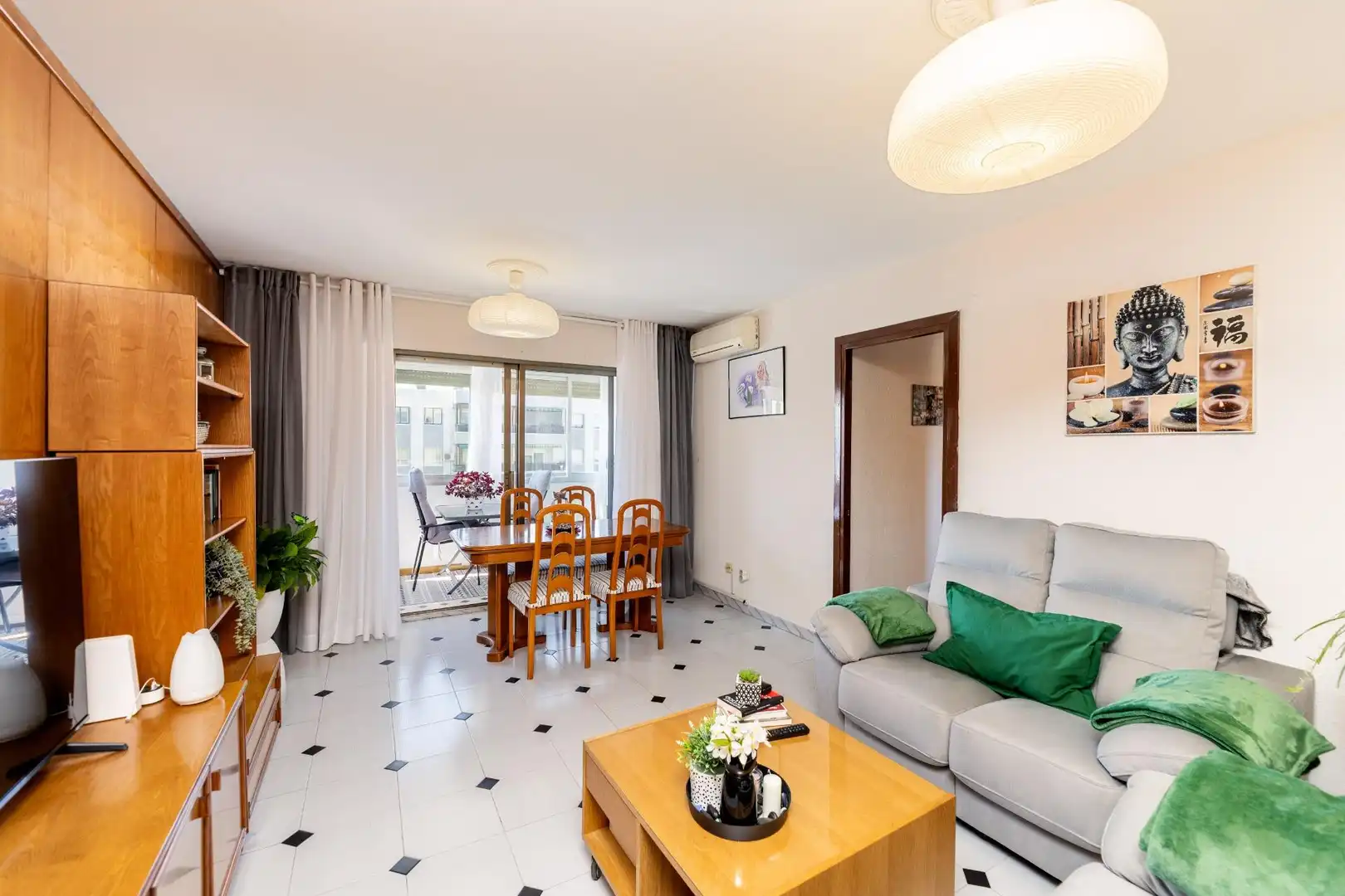 Living room of Flat for sale in Móstoles  with Air Conditioner, Private garden and Terrace