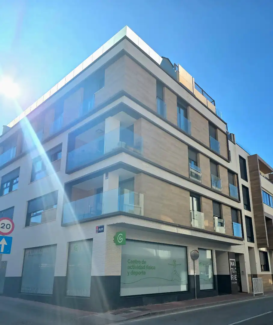 Exterior view of Flat for sale in Murcia  with Air Conditioner, Heating and Terrace
