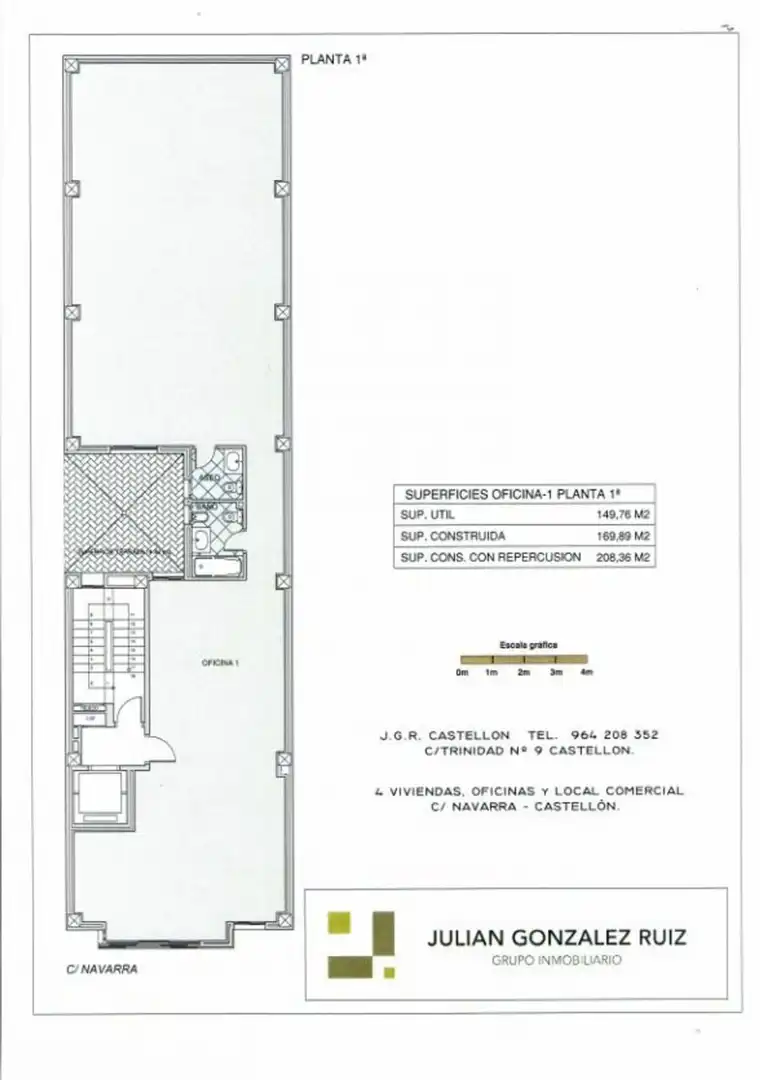 Habitación de Oficina en venta en Castellón de la Plana / Castelló de la Plana