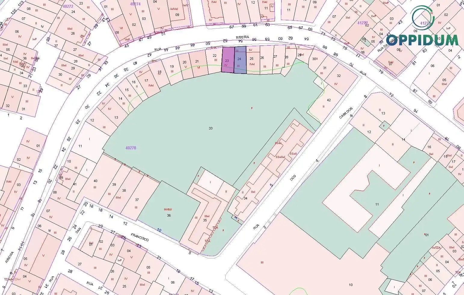 Residencial en venda en Betanzos