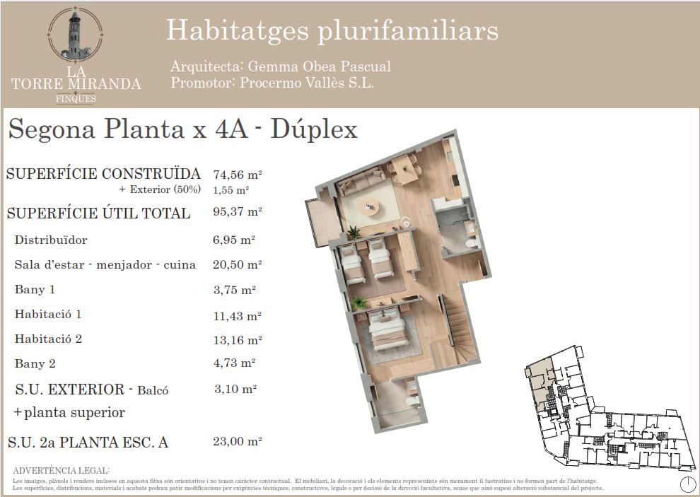 Duplex for sale in Carrer Montseny, 19, Llinars del Vallès