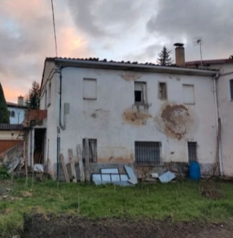 Exterior view of Single-family semi-detached for sale in Briviesca  with Private garden