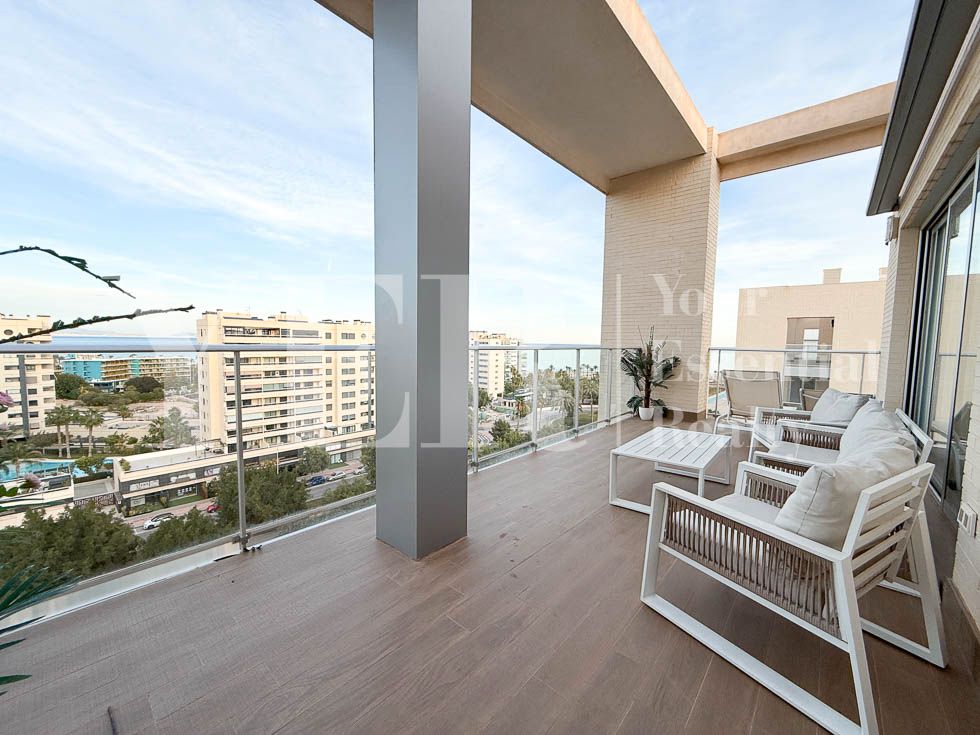 Terrace of Attic to rent in Alicante / Alacant  with Air Conditioner, Heating and Terrace