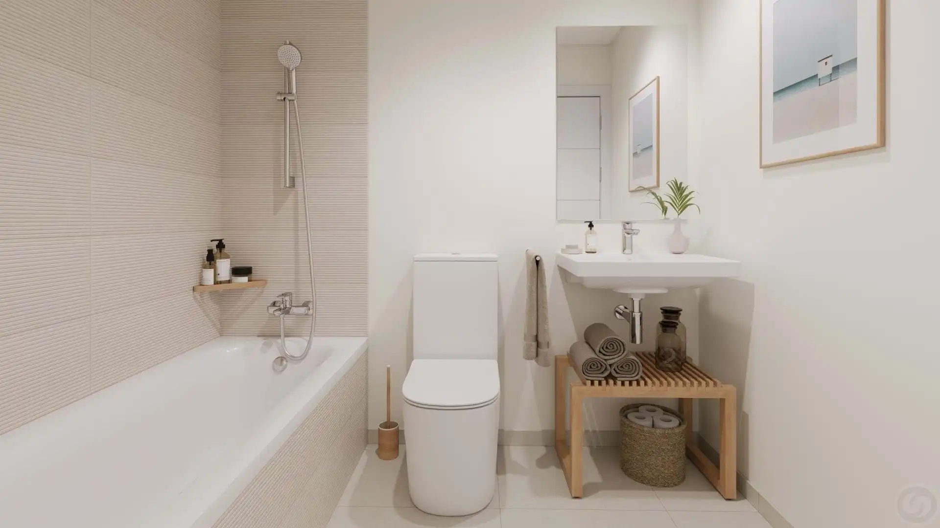 Baño de Casa o chalet en venta en Benalmádena con Aire acondicionado, Calefacción y Terraza